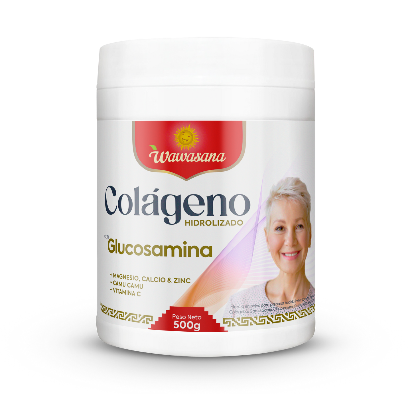 Colágeno Con Glucosamina 500gr Wawasana