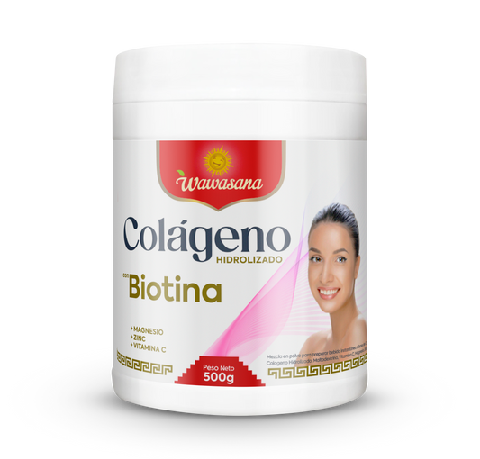 Colágeno Con Biotina 500gr Wawasana