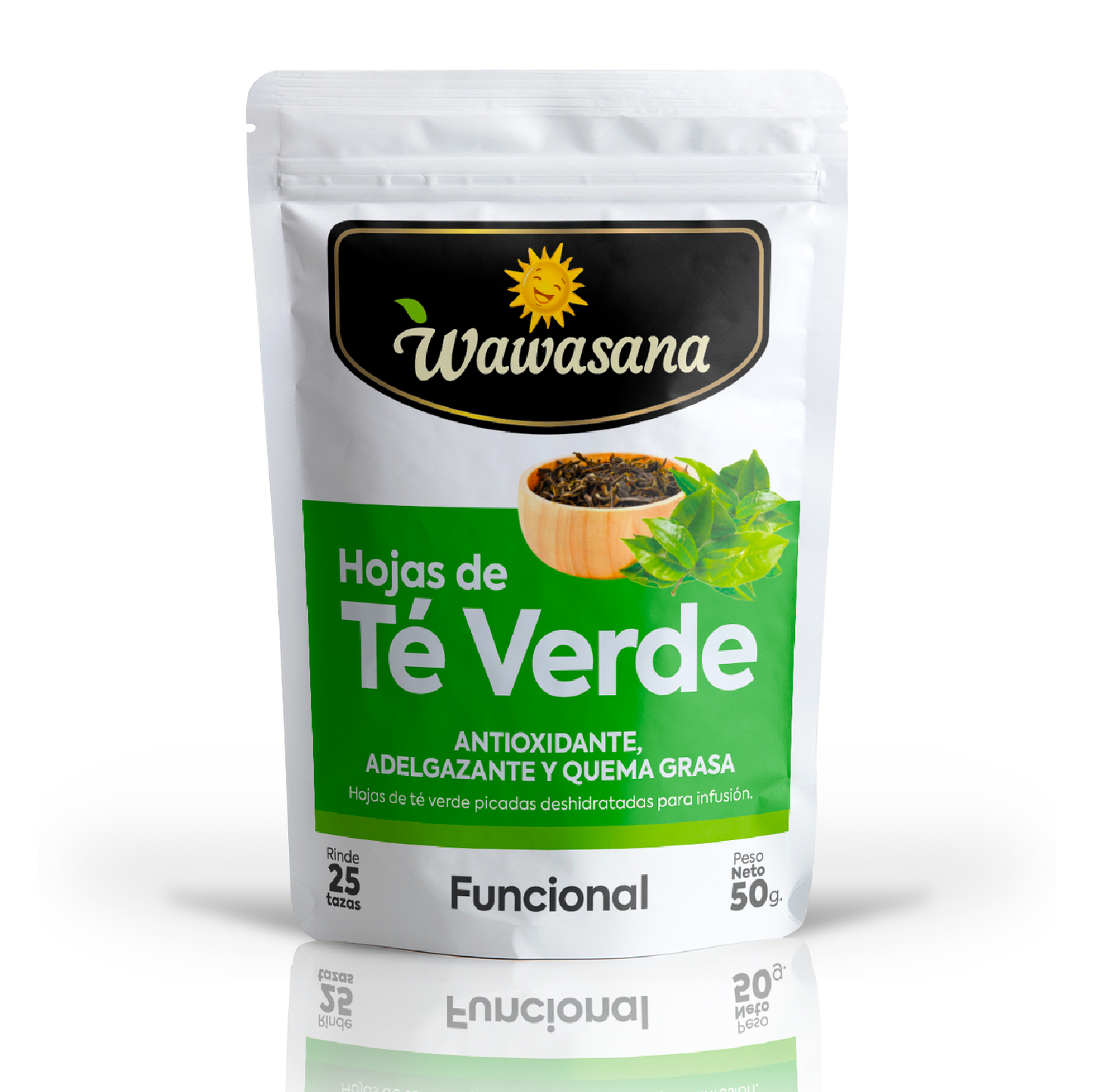 HOJAS DE TÉ VERDE en doypack